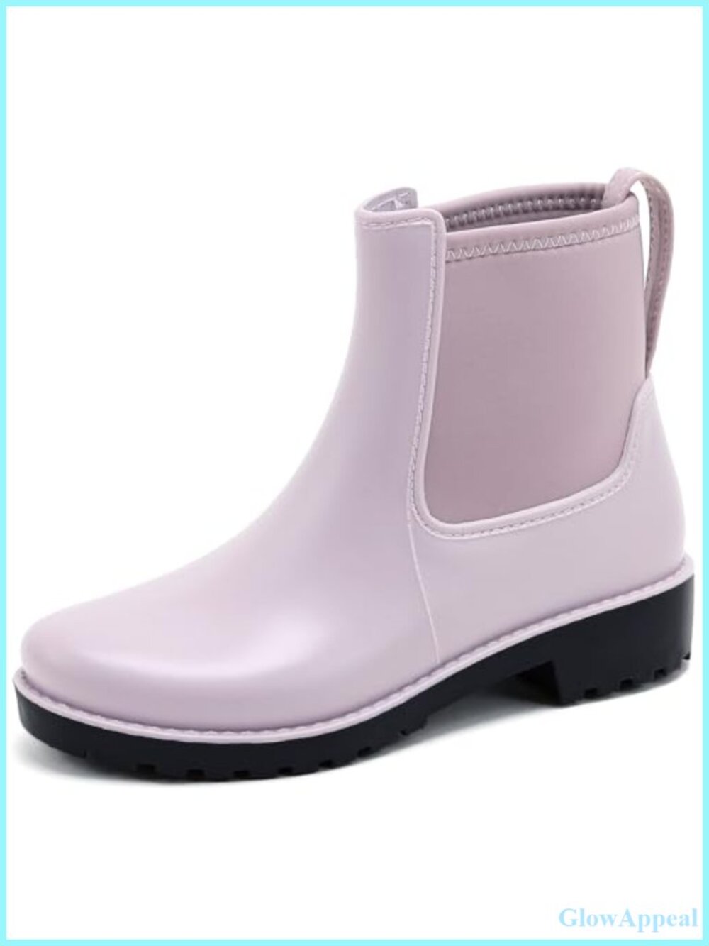 Waterproof Ankle Rain Boots Short Chelsea Rubber Slip On